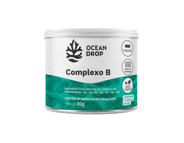 COMPLEXO B - Vitaminas B1, B2, B3, B5, B6, B7, B9 e B12