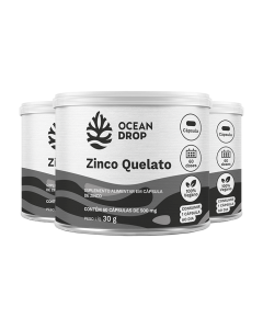 ZINCO QUELATO: Compre 2, leve 3